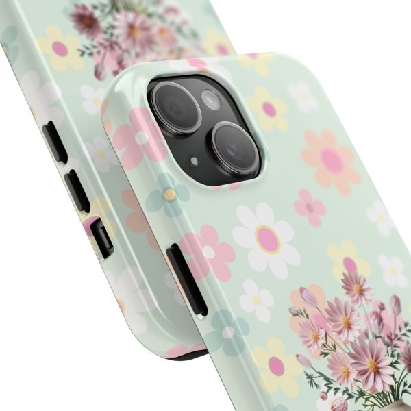 Birth Flower iPhone Cases | Oct Birth Flower: Cosmos | Name Customization - Image 92
