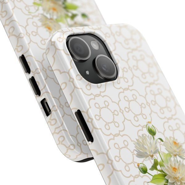 Birth Flower iPhone Cases | July Birth Flower: Water Lily | Name Customization - Image 3