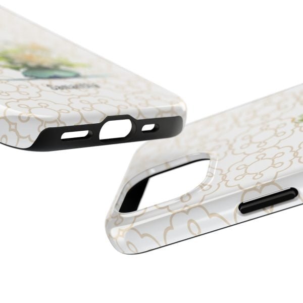 Birth Flower iPhone Cases | July Birth Flower: Water Lily | Name Customization - Image 4