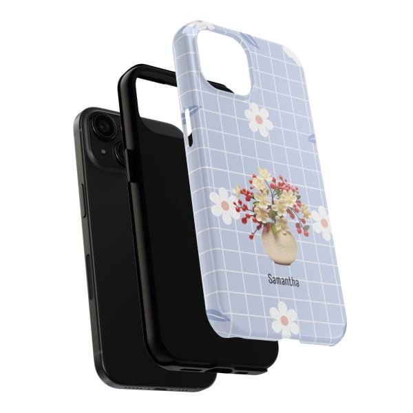 Birth Flower iPhone Cases | May Birth Flower: Hawthorn | Name Customization - Image 89