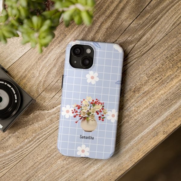 Birth Flower iPhone Cases | May Birth Flower: Hawthorn | Name Customization - Image 90