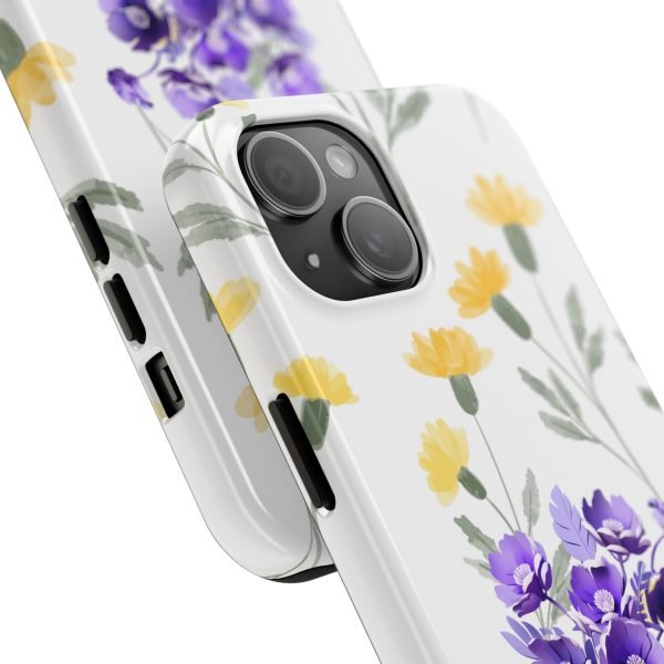 Birth Flower iPhone Cases | February Birth Flower: Violet | Name Customization - Image 87