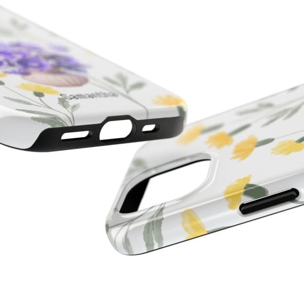 Birth Flower iPhone Cases | February Birth Flower: Violet | Name Customization - Image 88