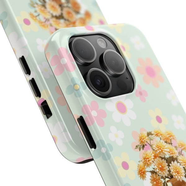 Birth Flower iPhone Cases | Nov Birth Flower: Chrysanthemum | Name Customization - Image 92