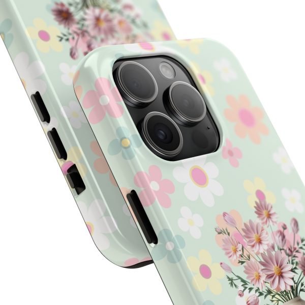 Birth Flower iPhone Cases | Oct Birth Flower: Cosmos | Name Customization - Image 97
