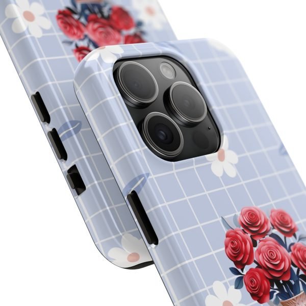 Birth Flower iPhone Cases | June Birth Flower: Rose | Name Customization - Image 97