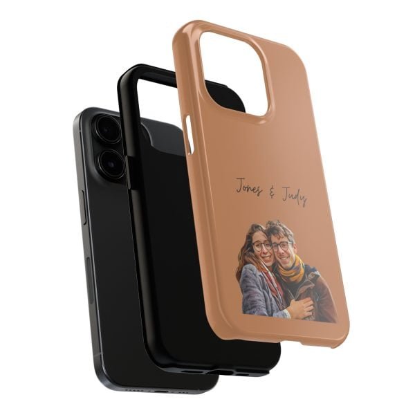 Custom Couple Photo iPhone Cases | Text Customization - Image 99