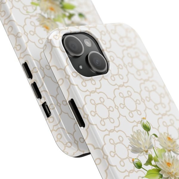 Birth Flower iPhone Cases | July Birth Flower: Water Lily | Name Customization - Image 97