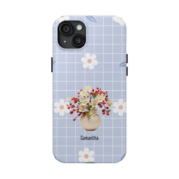 Birth Flower iPhone Cases | May Birth Flower: Hawthorn | Name Customization - Image 96