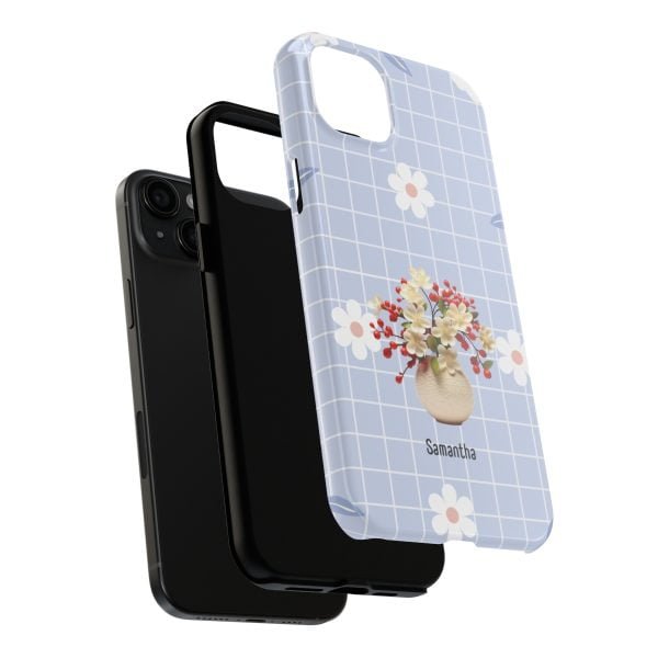 Birth Flower iPhone Cases | May Birth Flower: Hawthorn | Name Customization - Image 99