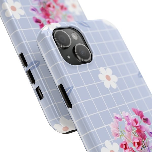 Birth Flower iPhone Cases | April Birth Flower: Sweet Pea | Name Customization - Image 97