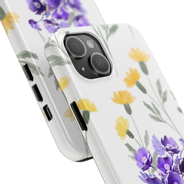 Birth Flower iPhone Cases | February Birth Flower: Violet | Name Customization - Image 97