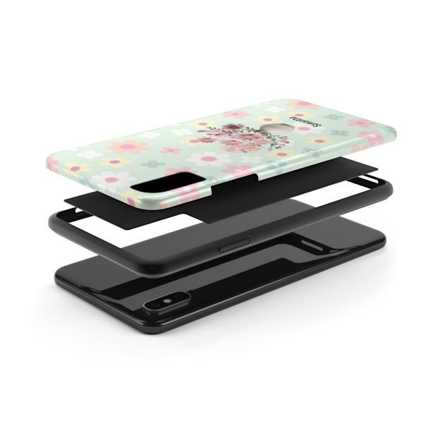 Birth Flower iPhone Cases | Oct Birth Flower: Cosmos | Name Customization - Image 9