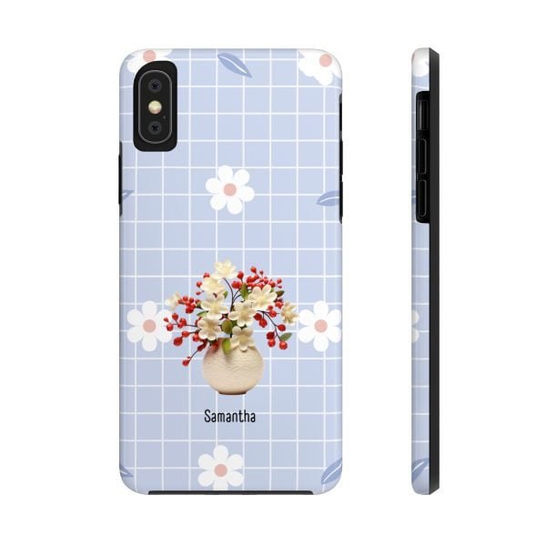 Birth Flower iPhone Cases | May Birth Flower: Hawthorn | Name Customization - Image 5