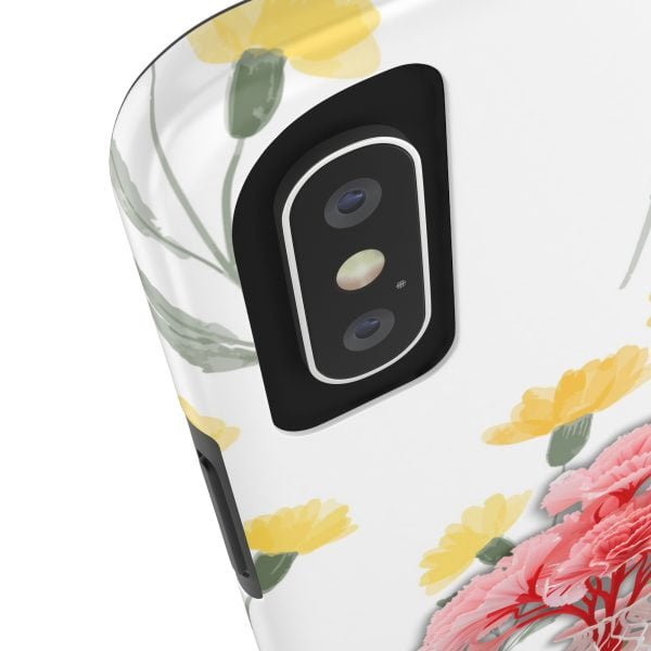 Birth Flower iPhone Cases | January Birth Flower: Carnation | Name Customization - Image 7