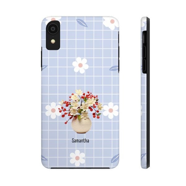 Birth Flower iPhone Cases | May Birth Flower: Hawthorn | Name Customization - Image 8