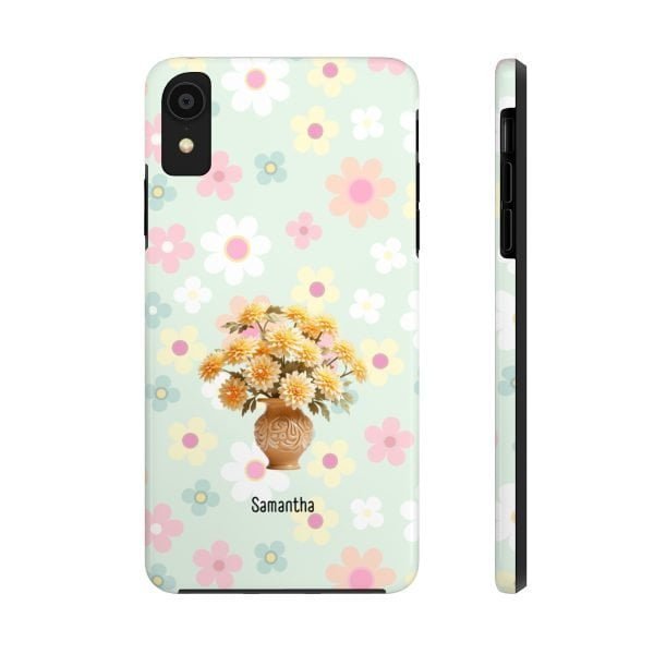 Birth Flower iPhone Cases | Nov Birth Flower: Chrysanthemum | Name Customization - Image 12