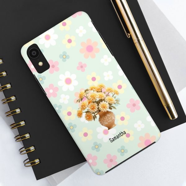 Birth Flower iPhone Cases | Nov Birth Flower: Chrysanthemum | Name Customization - Image 13