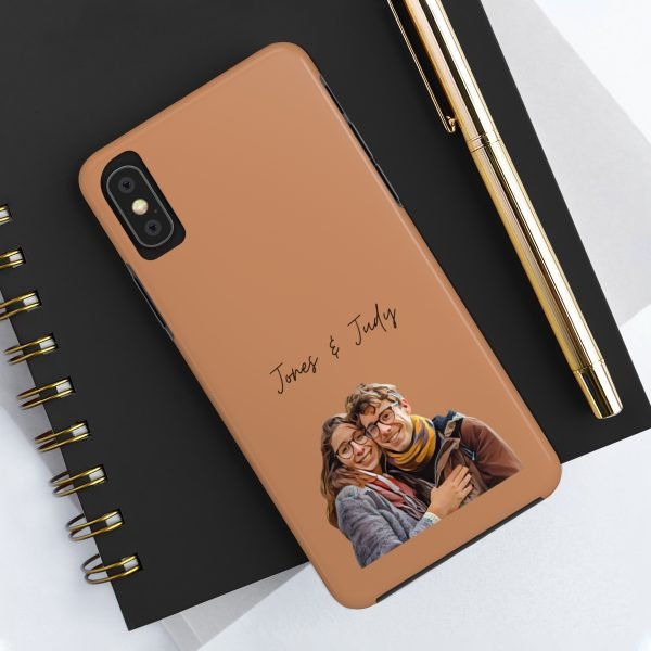 Custom Couple Photo iPhone Cases | Text Customization - Image 14