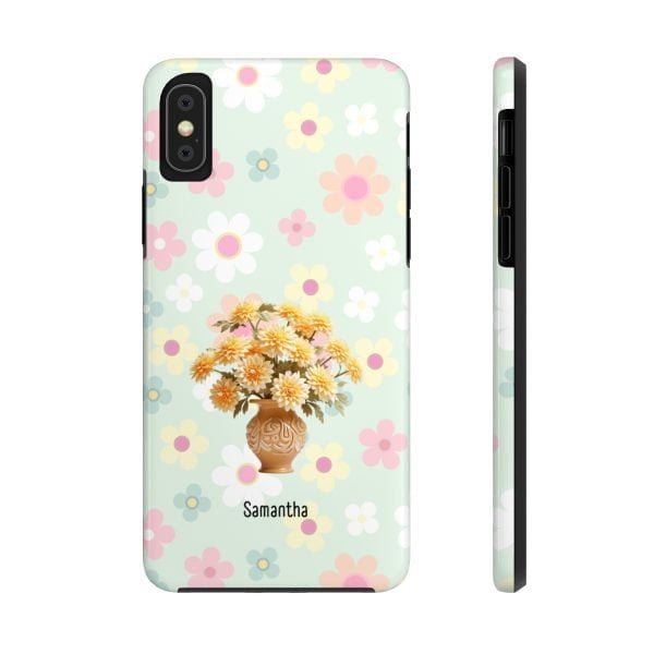 Birth Flower iPhone Cases | Nov Birth Flower: Chrysanthemum | Name Customization - Image 14