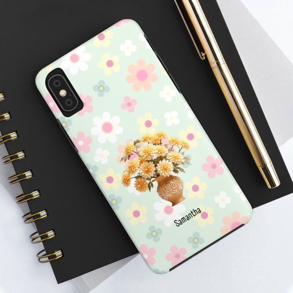 Birth Flower iPhone Cases | Nov Birth Flower: Chrysanthemum | Name Customization - Image 15