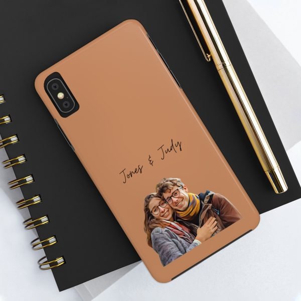Custom Couple Photo iPhone Cases | Text Customization - Image 16