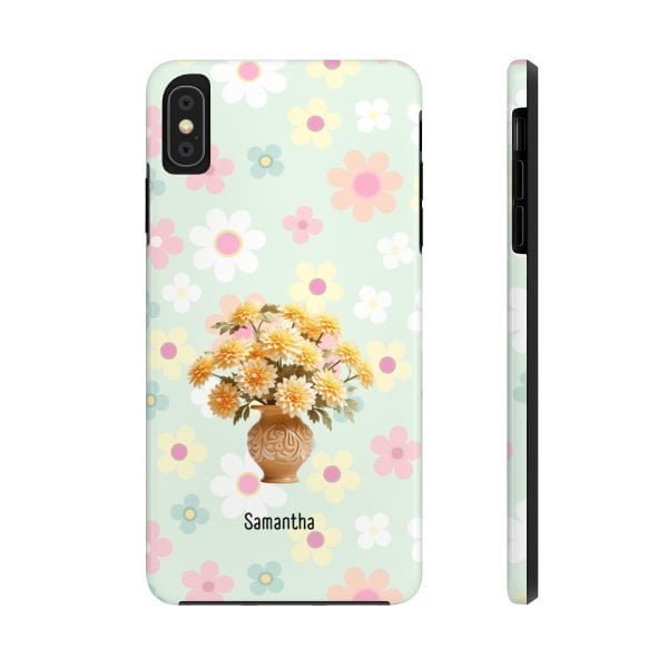 Birth Flower iPhone Cases | Nov Birth Flower: Chrysanthemum | Name Customization - Image 16