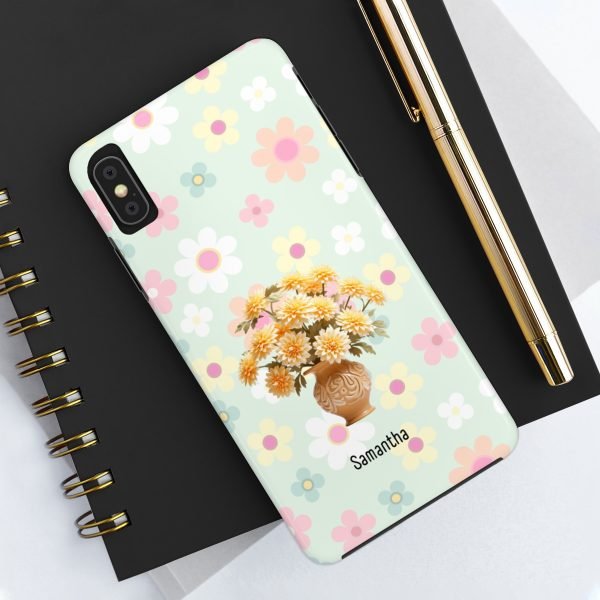 Birth Flower iPhone Cases | Nov Birth Flower: Chrysanthemum | Name Customization - Image 17