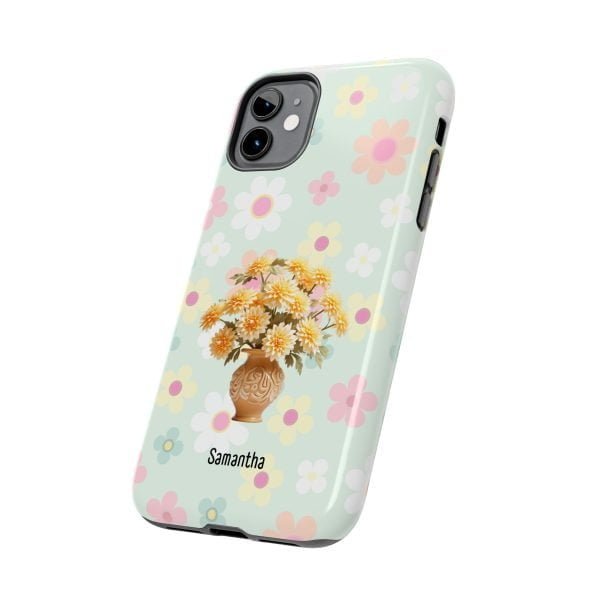 Birth Flower iPhone Cases | Nov Birth Flower: Chrysanthemum | Name Customization - Image 20