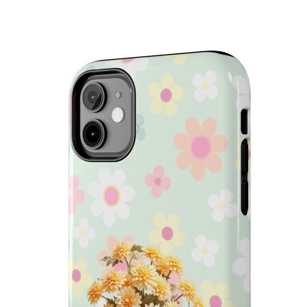 Birth Flower iPhone Cases | Nov Birth Flower: Chrysanthemum | Name Customization - Image 21
