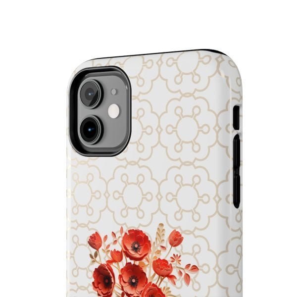 Birth Flower iPhone Cases | Aug Birth Flower: Poppy | Name Customization - Image 15