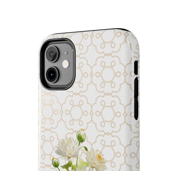 Birth Flower iPhone Cases | July Birth Flower: Water Lily | Name Customization - Image 20