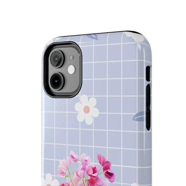 Birth Flower iPhone Cases | April Birth Flower: Sweet Pea | Name Customization - Image 15