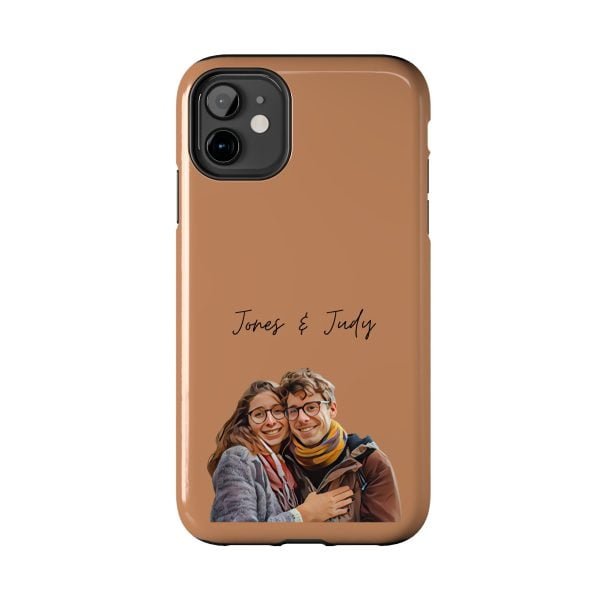 Custom Couple Photo iPhone Cases | Text Customization - Image 18