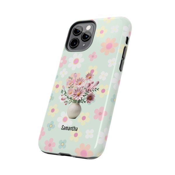 Birth Flower iPhone Cases | Oct Birth Flower: Cosmos | Name Customization - Image 25
