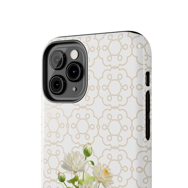 Birth Flower iPhone Cases | July Birth Flower: Water Lily | Name Customization - Image 26