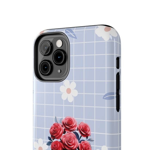 Birth Flower iPhone Cases | June Birth Flower: Rose | Name Customization - Image 26