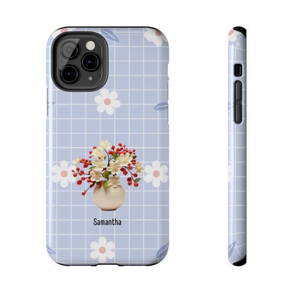 Birth Flower iPhone Cases | May Birth Flower: Hawthorn | Name Customization - Image 18