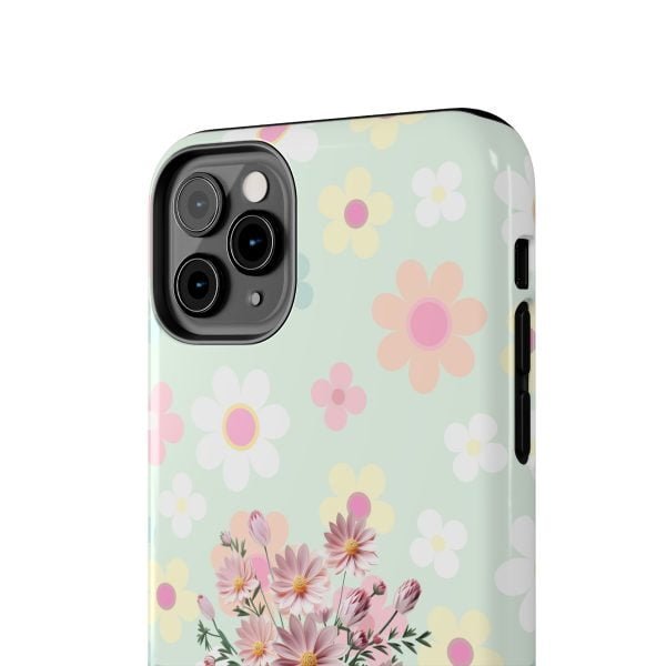 Birth Flower iPhone Cases | Oct Birth Flower: Cosmos | Name Customization - Image 32