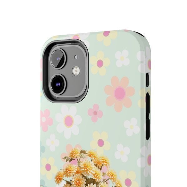 Birth Flower iPhone Cases | Nov Birth Flower: Chrysanthemum | Name Customization - Image 39