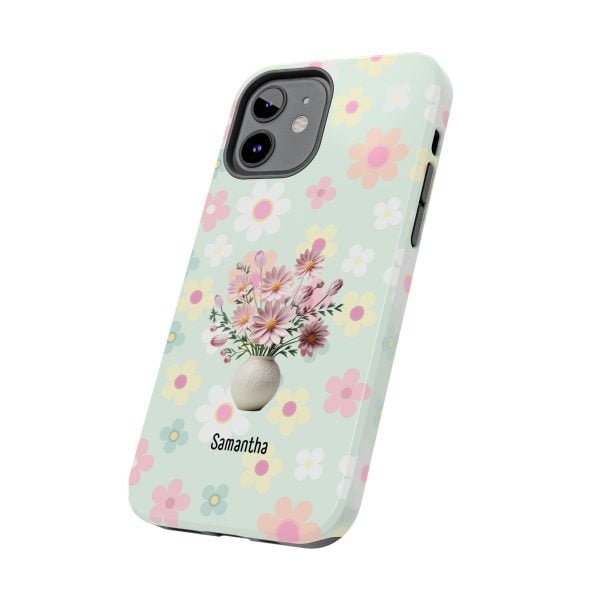 Birth Flower iPhone Cases | Oct Birth Flower: Cosmos | Name Customization - Image 37