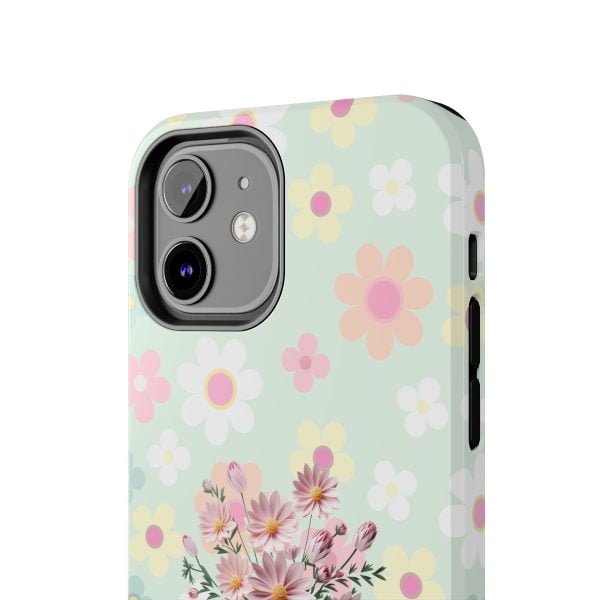 Birth Flower iPhone Cases | Oct Birth Flower: Cosmos | Name Customization - Image 38