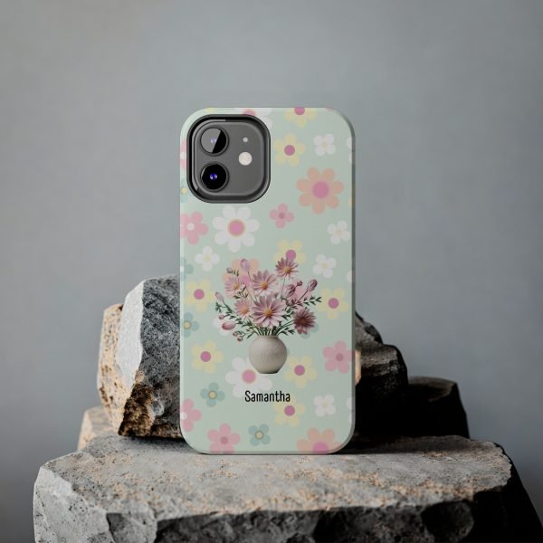 Birth Flower iPhone Cases | Oct Birth Flower: Cosmos | Name Customization - Image 39