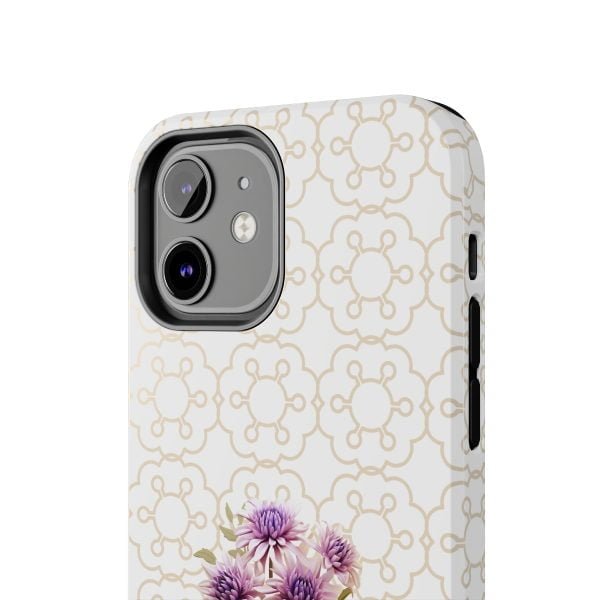 Birth Flower iPhone Cases | Sep Birth Flower: Aster | Name Customization - Image 39