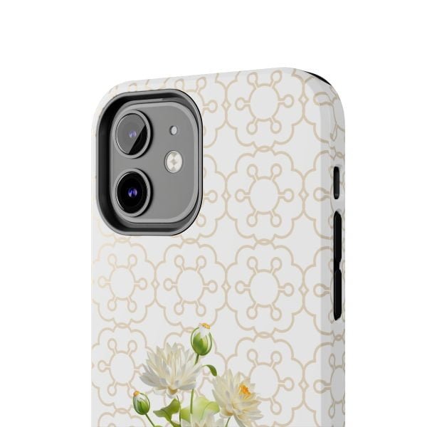 Birth Flower iPhone Cases | July Birth Flower: Water Lily | Name Customization - Image 38