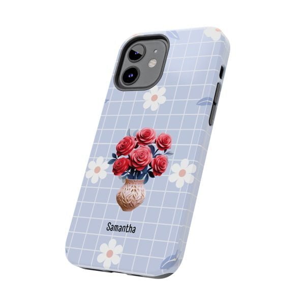 Birth Flower iPhone Cases | June Birth Flower: Rose | Name Customization - Image 37