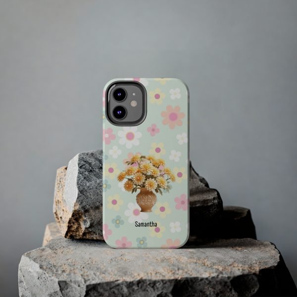 Birth Flower iPhone Cases | Nov Birth Flower: Chrysanthemum | Name Customization - Image 46