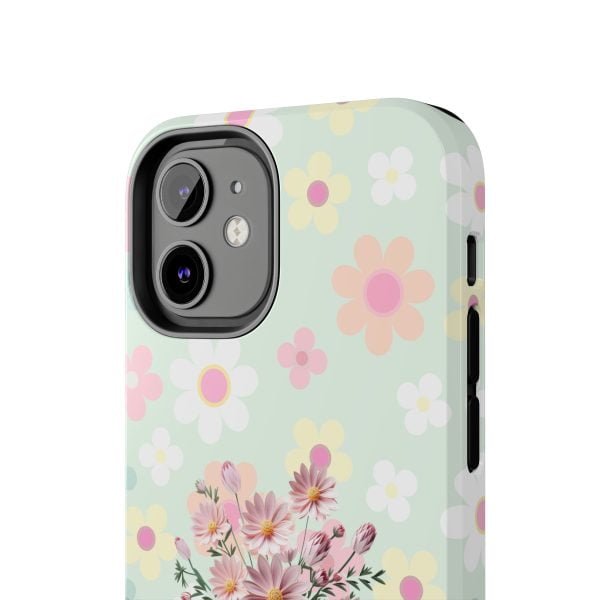 Birth Flower iPhone Cases | Oct Birth Flower: Cosmos | Name Customization - Image 44