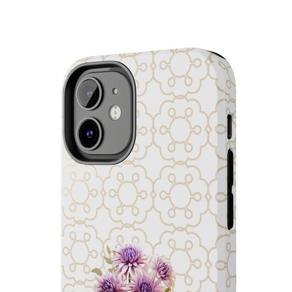 Birth Flower iPhone Cases | Sep Birth Flower: Aster | Name Customization - Image 45