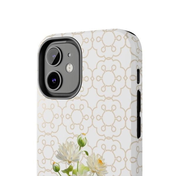 Birth Flower iPhone Cases | July Birth Flower: Water Lily | Name Customization - Image 44
